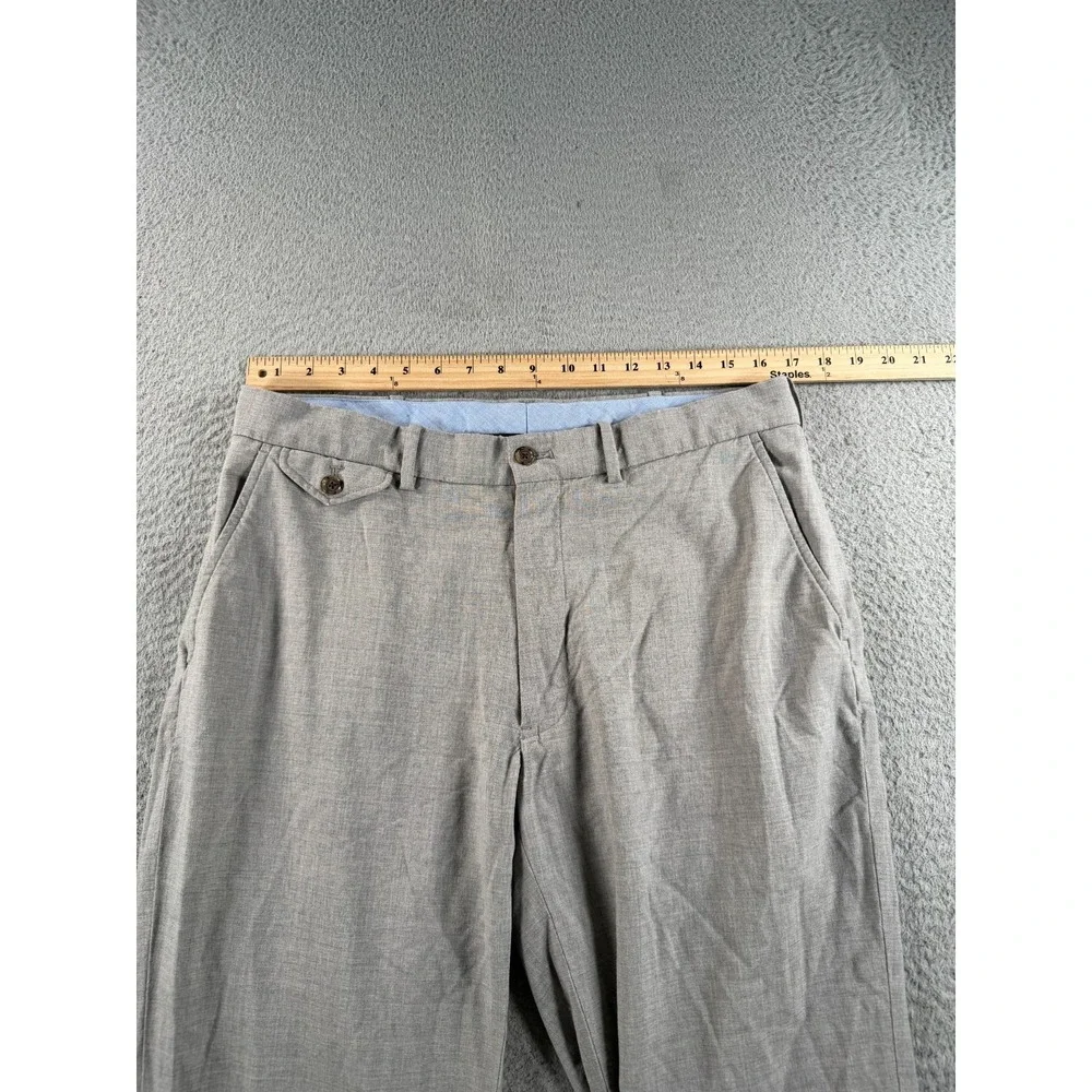 Polo Golf Ralph Lauren Dress Pants Mens 34x32 Gray Wool Straight Formal Business